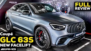 2020 MERCEDES AMG GLC 63S Coupé FACELIFT V8 Full Review BRUTAL Sound MBUX Interior Exterior