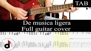 DE MÚSICA LIGERA - Soda Stereo (Gustavo Cerati): FULL cover guitarra + TAB