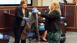 Danielle Redlick's Bloody Pants Shown to Jurors
