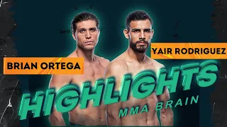 Brian Ortega VS Yair Rodriguez CRAZY HIGHLIGHTS