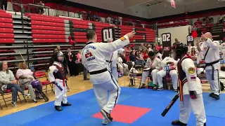 Adrian Fox ATA Martial Arts Combat Sparring Brookland Arkansas 2