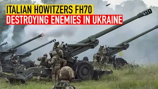 See How Ukraine Is Using Italian Howitzers FH70 To Destroy Enemies On The Front Line