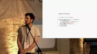 Ryan Dahl: Original Node.js presentation