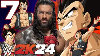 THE SAIYAN TRIBAL CHIEF!!! | Vegeta Plays WWE 2K24 - Part 7