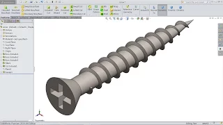 How to Design Screw in SolidWorks