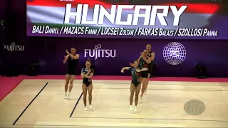 Hungary (HUN) - 2022 Aerobic Worlds, Guimaraes (POR) - Group Qualifications
