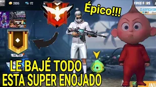 LE BAJO LA CUENTĄ DE *HEROÏCO A ORO* A MI AMIGO DE FREE FIRE!!! - BROMĄ PESĄDA!!! - ASÍ REACCÏONÓ!!!