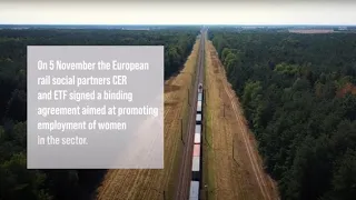 EU rail companies and worker unions unite for more women in rail