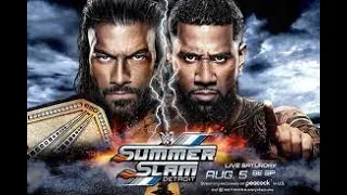 Roman Reigns vs Jey Uso - FULL MATCH - Por el Campeonato Universal WWE SummerSlam 2023 En Español