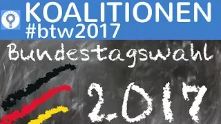 Mögliche Koalitionen - Update Bundestagswahl 2017 #btw2017 - Politik einfach erklärt