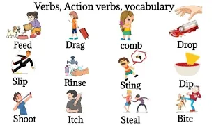 Vocabulary || Action verbs Words || Useful Action verbs vocabulary In English with pictures.