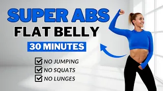 🔥30 Min SMALL WAIST + ABS🔥All Standing🔥Lose Belly Fat🔥No Jumping🔥No Repeat🔥Warm Up+Cool Down🔥
