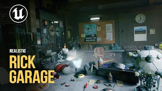 REALISTIC RICK GARAGE | UNREAL ENGINE 5