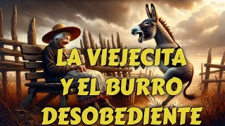 LA VIEJECITA Y EL BURRO DESOBEDIENTE No escuches esta historia porque puede ser tu caso.