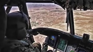 Chinook Flight Over Afghanistan