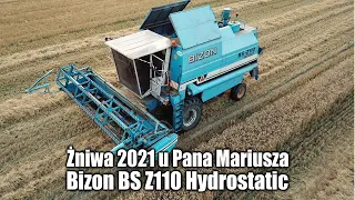 Bizon BS Z110 Hydrostatic - żniwa 2021 u Pana Mariusza
