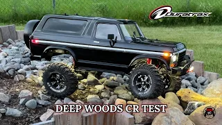 Rc Crawler Traxxas Trx4 Ford Bronco 79 / I test the duratrax deep woods tires on my crawler course