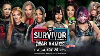 TEAM BIANCA VS TEAM DAMAGE CTRL | SURVIVOR SERIES WAR GAMES FULL MATCH | PREDICTED BY AI