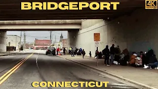 Driving Bridgeport Connecticut 4K