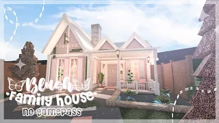 Minami Oroi Roblox Bloxburg Speed Build No Gamepass Blush Family Roleplay House - April 25 2021