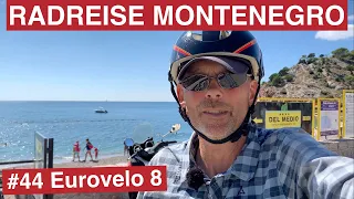 Von Budva bis Dobra Voda | Montenegro | Eurovelo 8 | Etappe 21