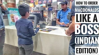 Epic How To Order Mcdonald'S Like A Boss! (Indian Edition)