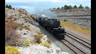 Big Boy 4014 Gets to work! Speer to Medicine Bow, Wyoming 9-27-2019