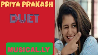 Priya Prakash Varrier New Famous Musical.ly Duet |  Oru Adaar Love Musically Compilation