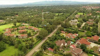 Aerial view of Karen Nairobi Kenya