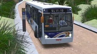 Caio Millennium II Scania trucado SBCTrans no mapa Grajaú city PROTON bus simulator