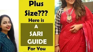 Sari Style tips for Plus Size Women| Easy to follow tips | In Hindi