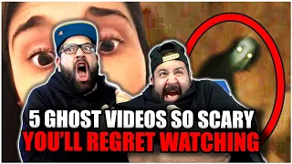 5 GHOST Videos So SCARY You'll CACA after Watching | REACTION!!