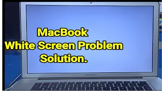 How to fix Macbook white screen problem || MacBook white scree solution || Step 1