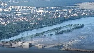 Эвакуация после подрыва Каховской ГЭС