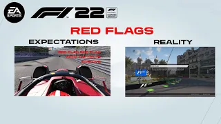 Red Flags in F1 23