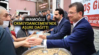 Ekrem İmamoğlu, AKP'li Başkanla Okmeydanı Cemevi'nde aşure dağıttı!