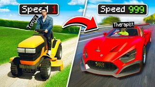 GTA 5 RP : FASTEST vs SLOWEST Super Cars !! MALAYALAM