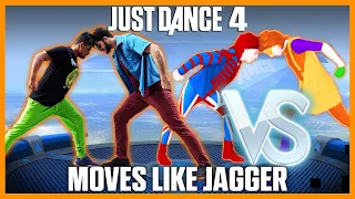 Just Dance 4 - Moves Like Jagger (Winner) vs Never Gonna Give You Up | BATTLE