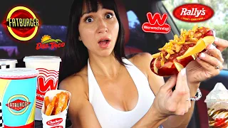 I Ate At FAST FOOD Restaurants I NEVER Knew Existed!