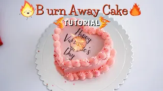 Viral Burn Away Cake/Fire Cake Full Tutorial - Tips for Success