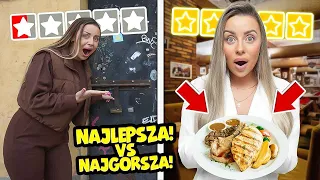 Testujemy NAJGORSZĄ vs. NAJLEPSZĄ RESTAURACJE w Warszawie!