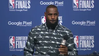 LeBron James Talks Game 3 loss, FULL Postgame Interview 🎤