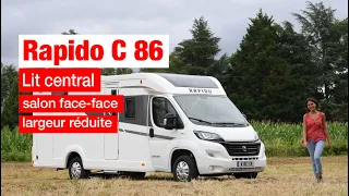 Rapido C86 : camping-car compact à lit central et salon face-face