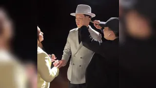 Dimash photoshoot backstage