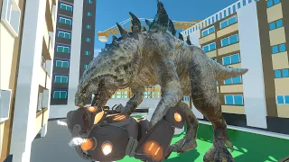 Dad vs. Godzilla! - Animal Revolt Battle Simulator
