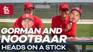 Heads on a Stick: Nootbaar and Gorman | St. Louis Cardinals