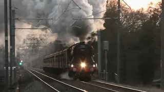 Flying Scotsman takes on the 1 in 37.7 Lickey Incline! 13/12/23