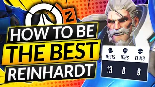 ULTIMATE REINHARDT GUIDE (New!) - Be the BEST TANK EVERY GAME - Overwatch 2 Rein vs. Rein Tips