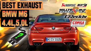 BMW M6 Exhaust Sound 4.4L 5.0L 🔥 Stock,Compilation,Akrapovic,Upgrade,Eisenmann,Mods,Review,Borla+