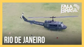 Helicópteros da polícia do RJ são atingidos por traficantes